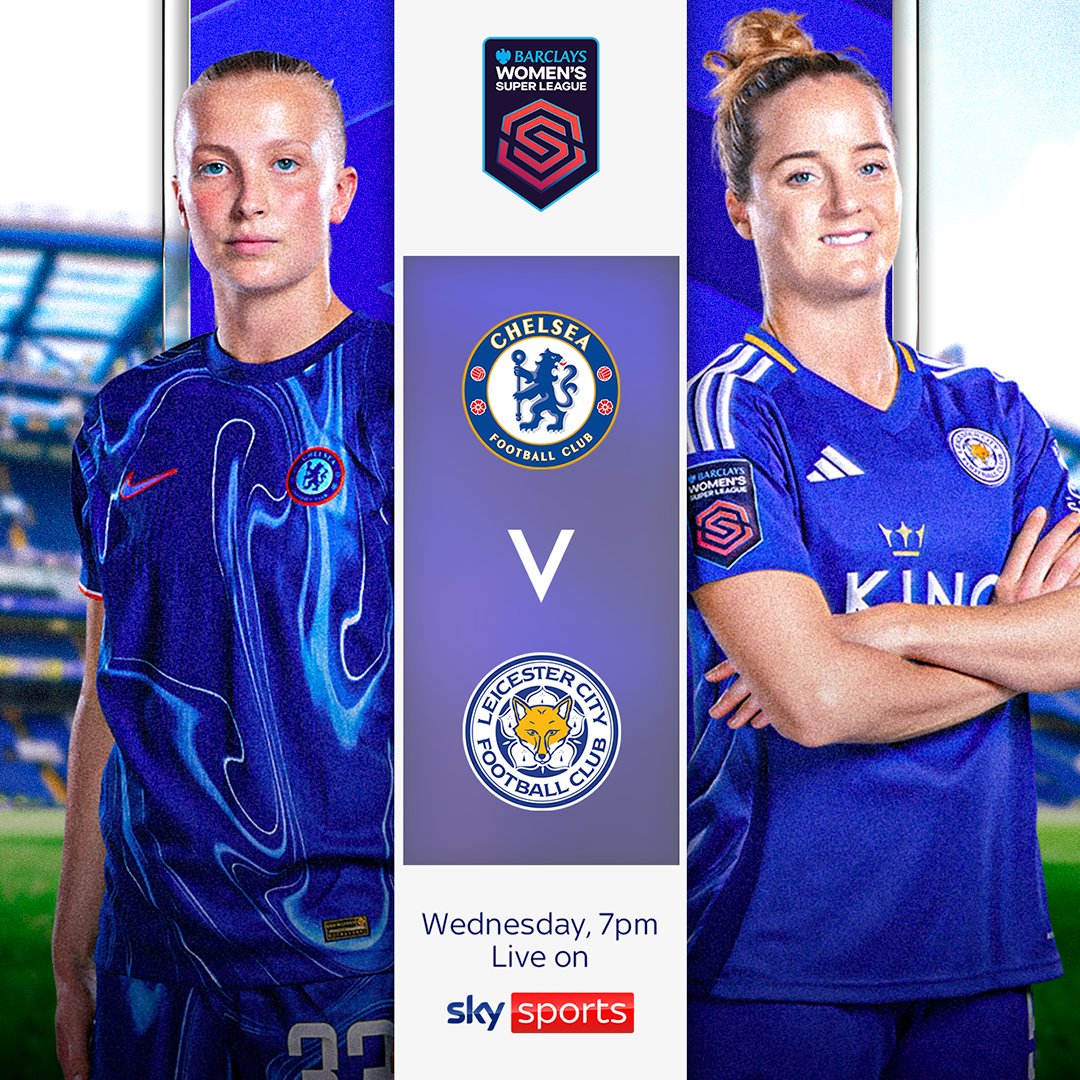 Can Leicester pull off another upset and take more points from Sonia Bompastor's side? 👀

Watch Chelsea take on Leicester City LIVE on Sky Sports Football and Sky Sports Main Event from 7pm! 📺