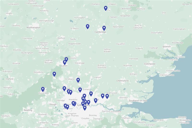 Now well into 2025, we are delighted to announce that we have 29 jobs on site spanning sectors to include #education, #heritage, #healthcare, #leisure, #faith and #community… the map below highlights the many locations that our teams are working in …

#maincontractor