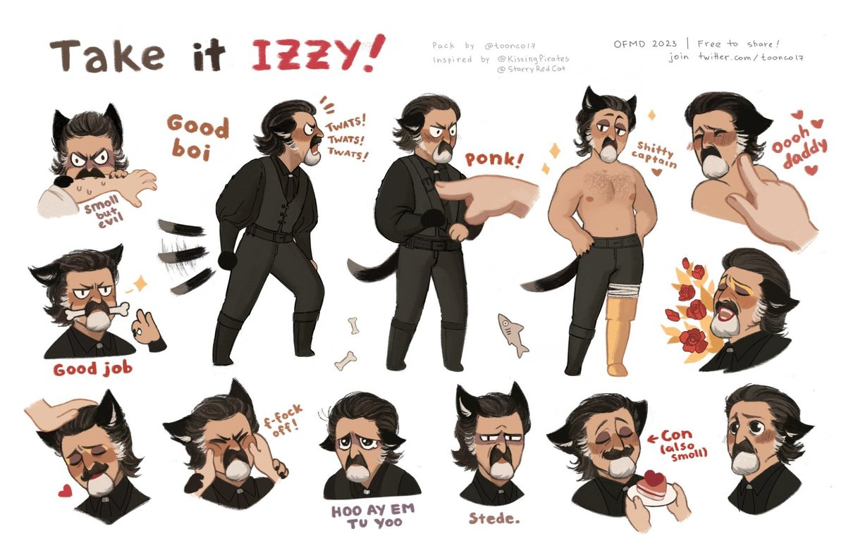 ❣️COMMISSIONS
Hey there! I'm opening 6 slots for character commissions in Izzy style. OFMD or your OCs. 15$ for a character. Repost, please!!
#ofmd #ourflagmeansdeath