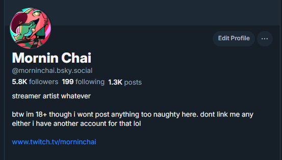 I don't see any posts or dms on twitter anymore, contact me over at Bsky or just follow me :>

bsky.app/profile/mornin…