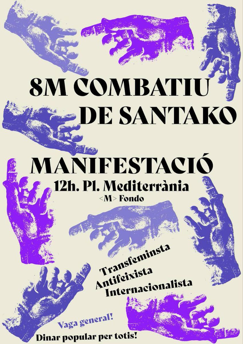CGT Barcelonès Nord (@cgtbarcelones) on Twitter photo A #SantaColoma la <a href="/santako8M/">comissió 8M santako</a> convoca manifestació feminista combativa! Sortim totes al carrer!! #8M Acabem amb el patriarcat! A #SantaColoma la <a href="/santako8M/">comissió 8M santako</a> convoca manifestació feminista combativa! Sortim totes al carrer!! #8M Acabem amb el patriarcat!