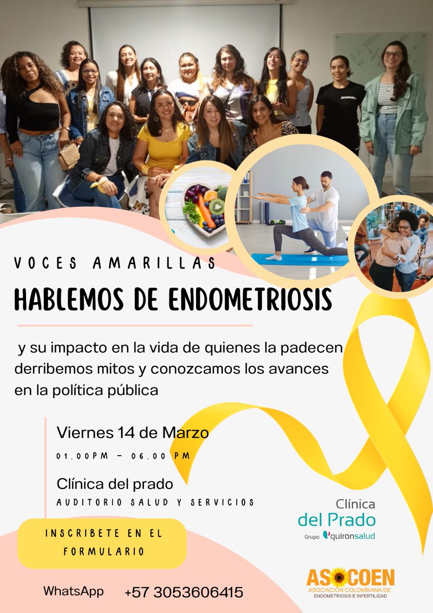 En el marco del Mes de la Mujer y el Día Nacional de la Endometriosis te esperamos en este evento 

✍️ Inscríbete aquí: docs.google.com/forms/d/e/1FAI…