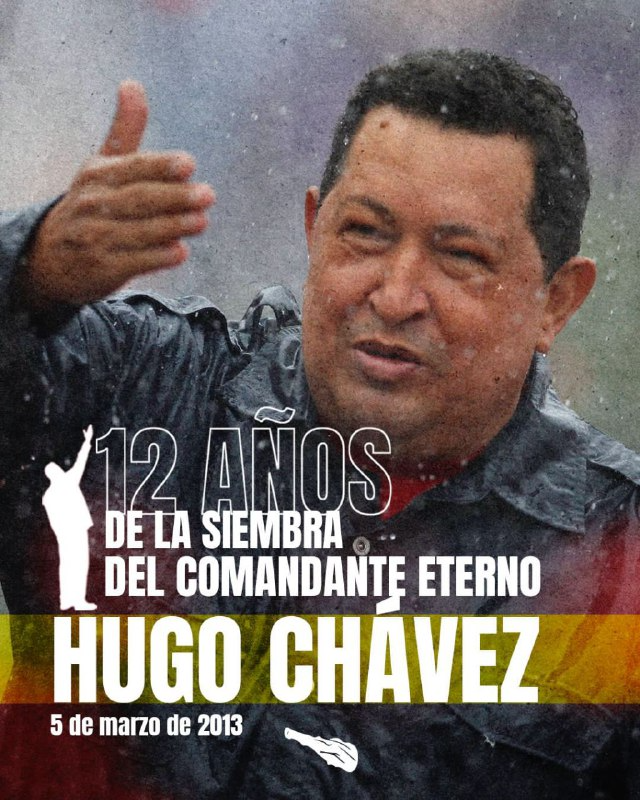 Han pasado 12 años de la partida de uno de los hombres más importantes de nuestro tiempo, símbolo contemporáneo del amor infinito por la patria y propulsor incansable de la integración latinoamericana que soñó El Liberador Simón Bolívar.  

Ese día, aún con dolor y profunda