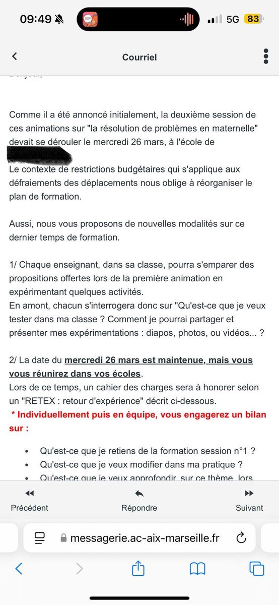 Après, on nous dira que la formation des enseignants est essentielle pour former les élèves en maths et améliorer les résultats à Pisa mais on nous dira aussi de nous débrouiller… #mepris #formationdesenseignants