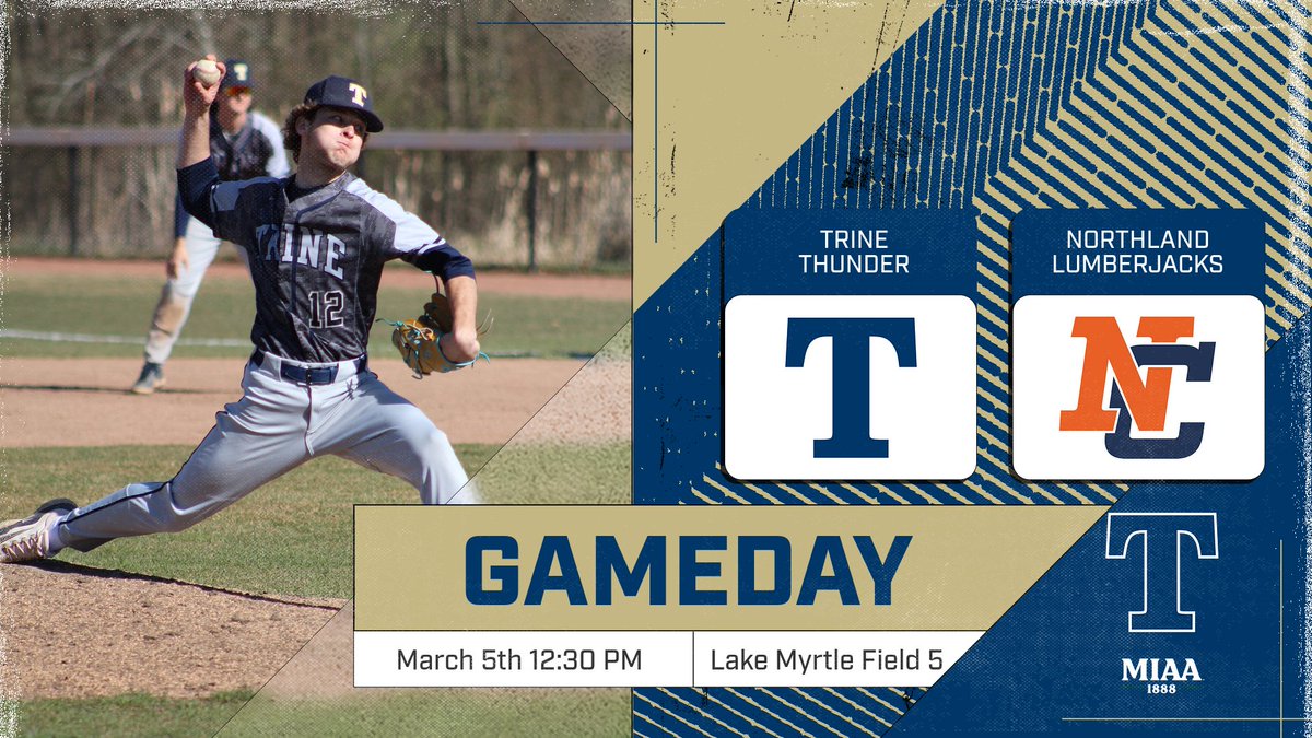 Thunder Baseball
Trine vs Northland 12:30 PM
Lake Myrtle Field 5
2701 Lake Myrtle Park Rd, Auburndale, FL 33823