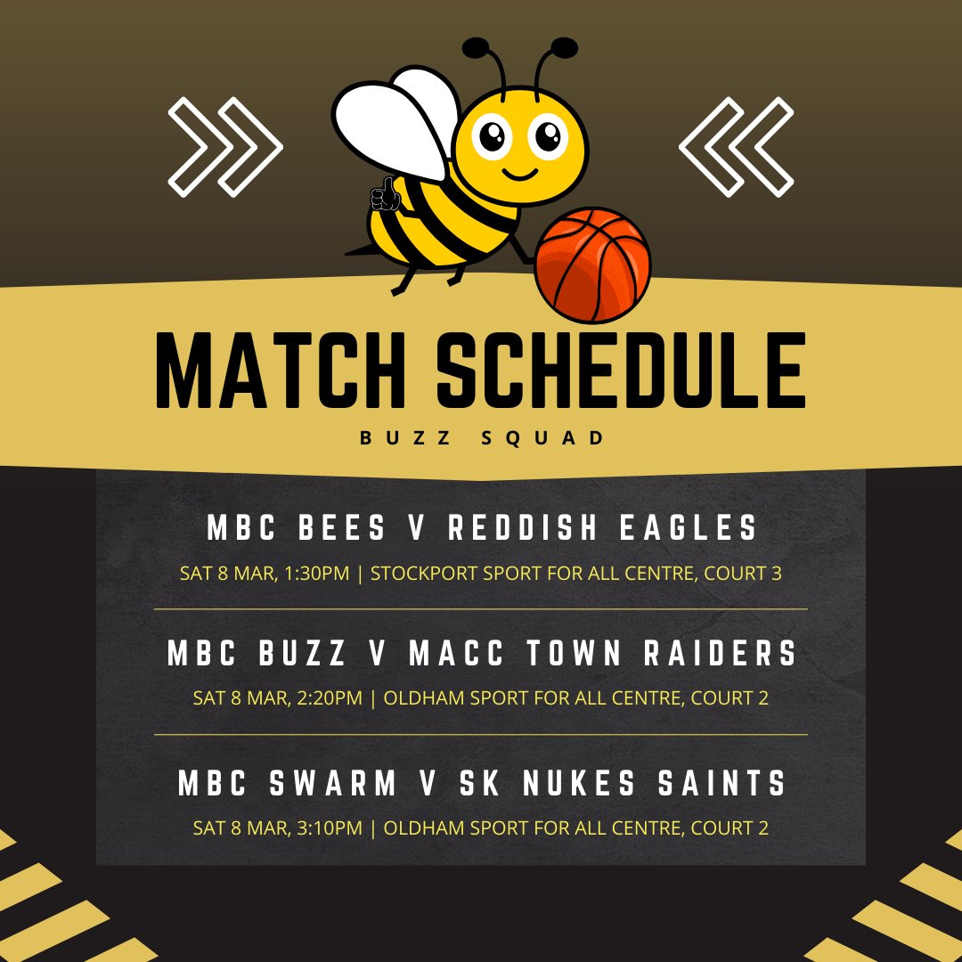 On the agenda for the Buzz Squad this Saturday... 📅⏭️

#HearTheBuzz | #BEElieve | #NBL2425 | #BritishBasketball