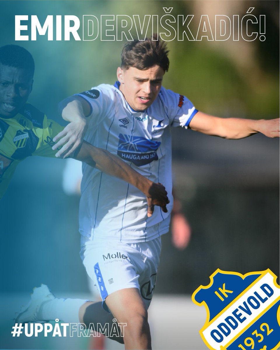 Välkommen till Oddevold Emir Derviškadić!
Den 20-årige norske mittfältaren ansluter på lån från FK Haugesund i norska Elitserien. Läs mer på Oddevold.se
#uppåtframåt #oddevold #superettan