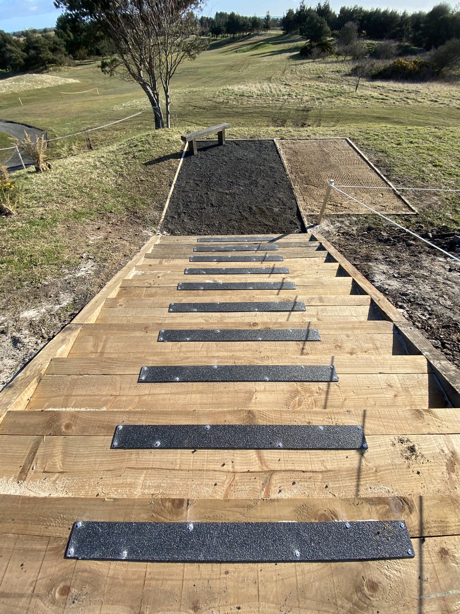 Gripclad's tweet photo. GRIPCLAD ® ANTI-SLIP PLATES are tested at 65+ and above. The product is resistant to corrosion, frost, impact, spiked shoes, cracking and has zero maintenance.
#pendulumtesting #antislip #greenkeeping #teesteps https://t.co/ORVie24LHl