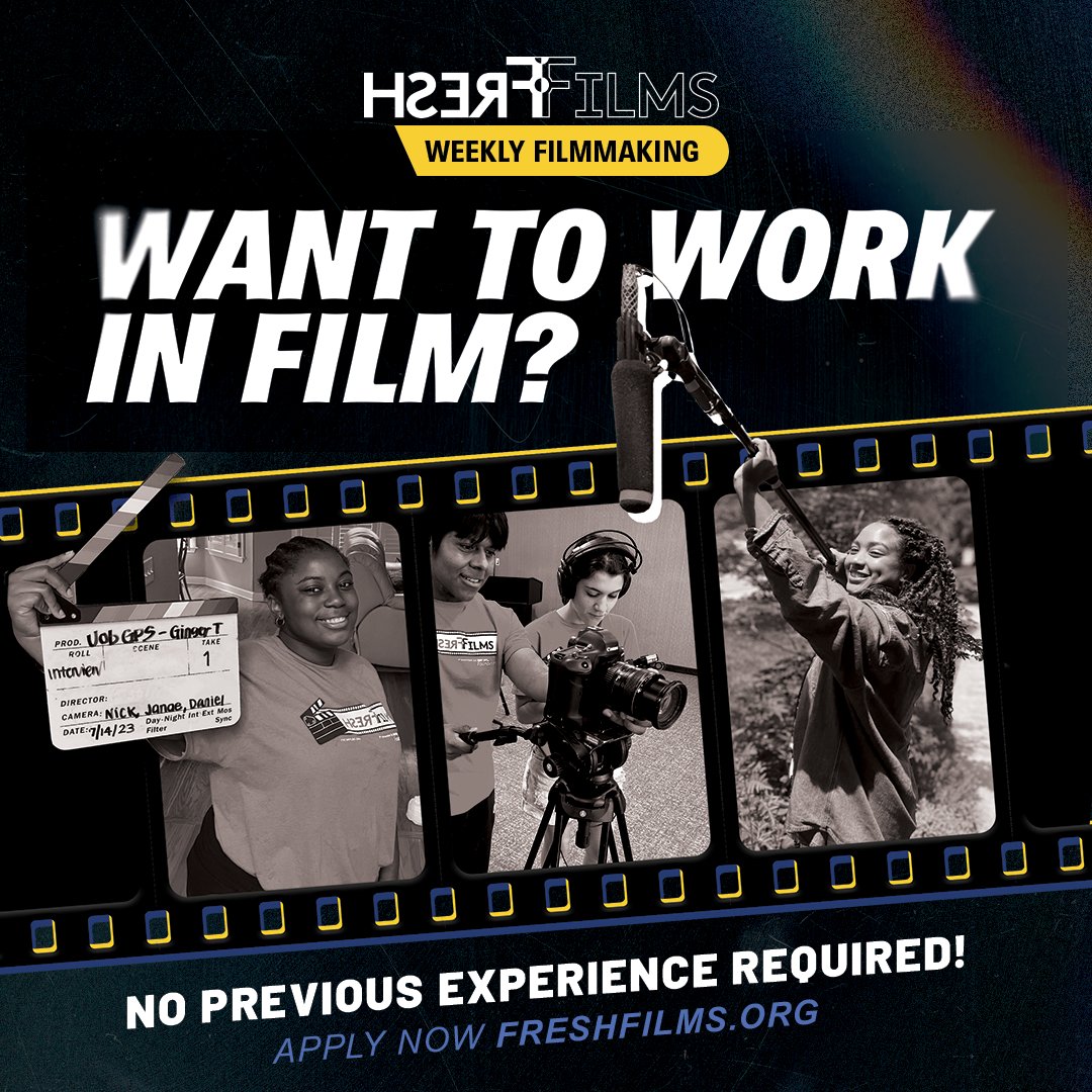 Check out the films that were previously selected:bit.ly/ChangeMakersS3 and who knows—your film could be next! 🎬✨
.
JOIN NOW: freshfilms.org/weeklyfilmmaki…