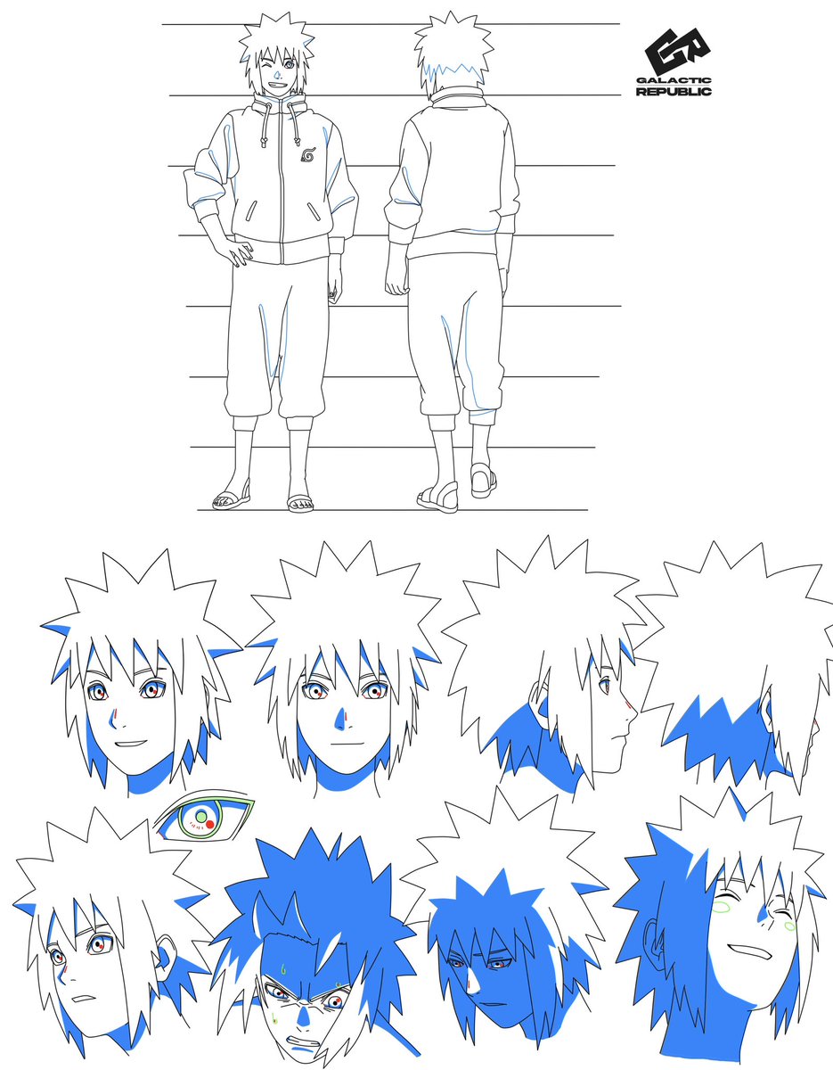 Galactic_std's tweet image. The whorl within the Spiral🌀

-Minato Namikaze (波風ミナト) Character Design/Settei.

تصميم شخصية ميناتو ناميكازي من مشروعنا ⚡️ .

Stay tuned for our project !!
#NARUTO #minato