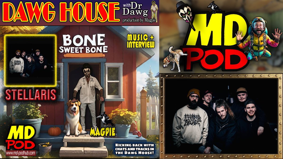 MD POD (@mdpod_hub) on Twitter photo 🌟Exciting news! "DAWG HOUSE with Dr. DAWG" ft. "STELLARIS" coming soon to MD POD🎧Exclusive interviews with emerging talents. Catch it at md-podhub.com👉Shoutout to <a href="/STELLARISmusic/">STELLARIS</a> <a href="/WEAK13/">WEAK13</a> <a href="/undurskin/">Undurskin</a> <a href="/jam_tako3/">JAM-TAKO</a> <a href="/dorner_martina/">Martina Dörner</a> <a href="/ChuckyTrading/">Chucky Trading Co</a> <a href="/magpie_sally/">Magpie Sally</a> 🌟Exciting news! "DAWG HOUSE with Dr. DAWG" ft. "STELLARIS" coming soon to MD POD🎧Exclusive interviews with emerging talents. Catch it at md-podhub.com👉Shoutout to <a href="/STELLARISmusic/">STELLARIS</a> <a href="/WEAK13/">WEAK13</a> <a href="/undurskin/">Undurskin</a> <a href="/jam_tako3/">JAM-TAKO</a> <a href="/dorner_martina/">Martina Dörner</a> <a href="/ChuckyTrading/">Chucky Trading Co</a> <a href="/magpie_sally/">Magpie Sally</a>