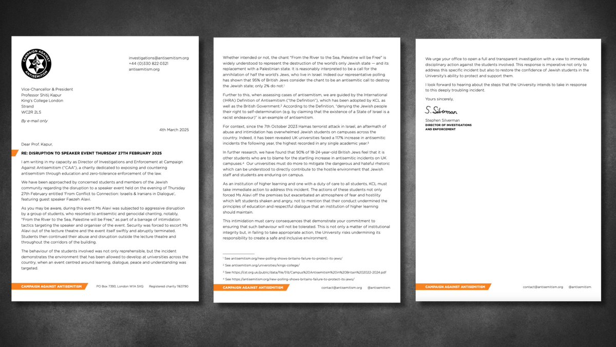 Campaign Against Antisemitism tweet media