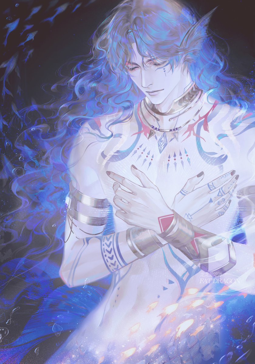 Fatdragon96's tweet image. 海神的诞生

#恋と深空 #ホムラ #LoveandDeepspace #Rafayel #祁煜