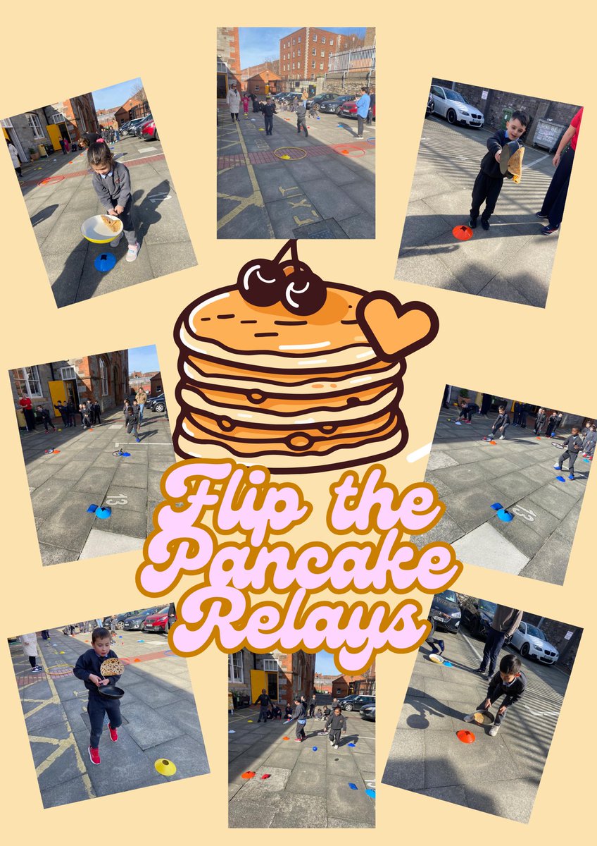 CentralModelInf's tweet image. Great fun during our ‘Flip the Pancake’ relays to celebrate Pancake Tuesday @ActiveFlag