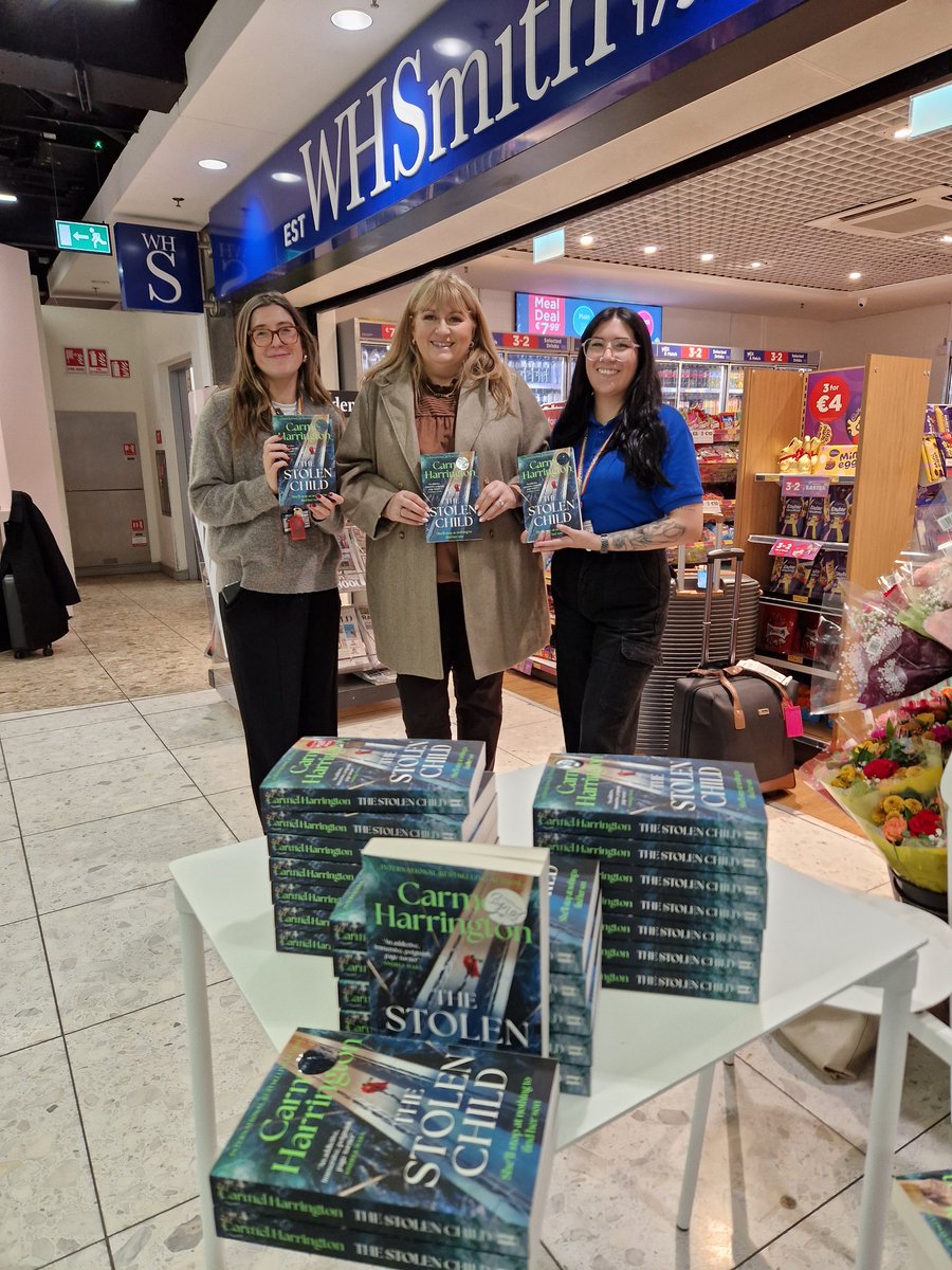 Hachette Ireland (@hachetteire) on Twitter photo Great signing in <a href="/WHSmith/">WHSmith</a> <a href="/DublinAirport/">Dublin Airport</a> for Carmel Harrington and her new Bestseller #TheStolenChild. Many thanks to Emma and Kat for their warm welcome.
<a href="/HappyMrsH/">Carmel Harrington Author</a>
<a href="/headlinepg/">Headline Books</a> Great signing in <a href="/WHSmith/">WHSmith</a> <a href="/DublinAirport/">Dublin Airport</a> for Carmel Harrington and her new Bestseller #TheStolenChild. Many thanks to Emma and Kat for their warm welcome.
<a href="/HappyMrsH/">Carmel Harrington Author</a>
<a href="/headlinepg/">Headline Books</a>