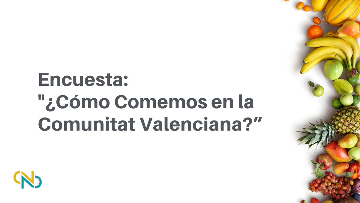 CODiNuCoVa (@codinucova) on Twitter photo 📢¡Ayúdanos a combatir la desinformación en alimentació!
Desde el <a href="/codinucova/">CODiNuCoVa</a> queremos contar con tu criterio profesional para saber qué y cómo comemos en la Comunitat Valenciana.
Participa en nuestra encuesta 👇🏼👇🏼
s1sx7i1douz.typeform.com/to/oro8OMv0 📢¡Ayúdanos a combatir la desinformación en alimentació!
Desde el <a href="/codinucova/">CODiNuCoVa</a> queremos contar con tu criterio profesional para saber qué y cómo comemos en la Comunitat Valenciana.
Participa en nuestra encuesta 👇🏼👇🏼
s1sx7i1douz.typeform.com/to/oro8OMv0