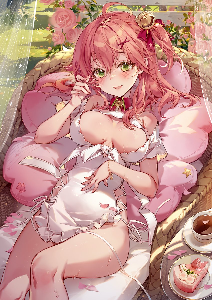 🩷🌸🎀Spring petals🎀🌸🩷
#さくらみこ生誕祭 #miko_Art