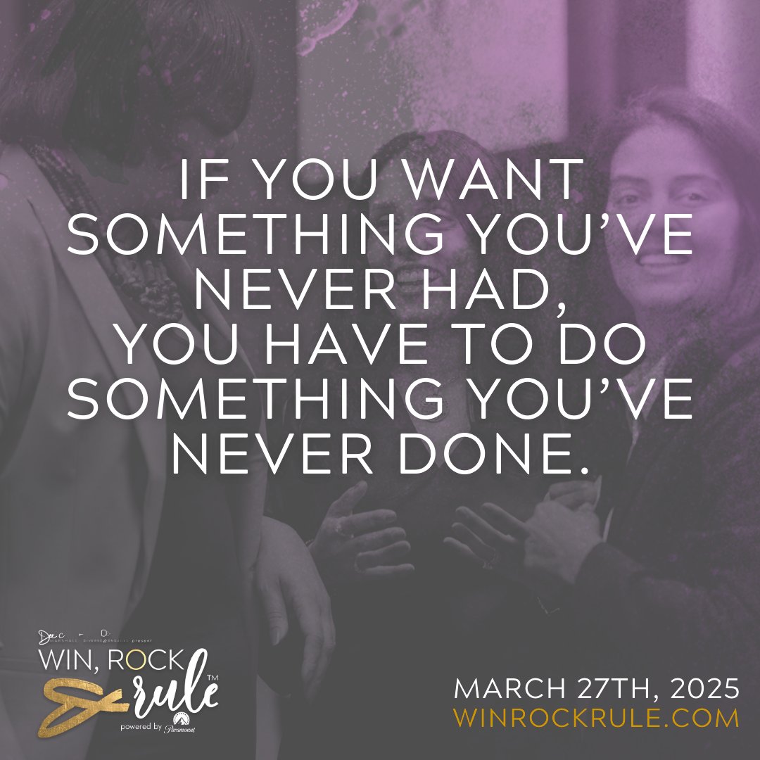 Greatness, this is your time to invest in YOU! Join us for Win, Rock &amp; Rule! 

Guests will
✅ Network with powerhouse women &amp; industry leaders
✅ Upgrade their career with coaching &amp; resume refresh
✅ Capture a stunning personal brand headshot

RSVP at winrockrule.com!