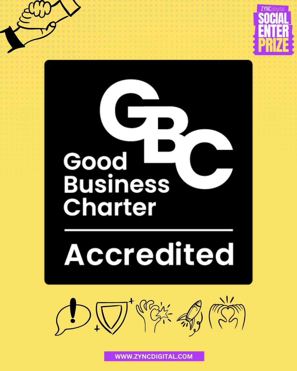 We’re delighted to have achieved <a href="/GBCharterUK/">Good Business Charter</a> accreditation! 🌟

Zync is committed to all 10 GBC components; ensuring care for employees, suppliers, customers and the environment whilst paying our fair share of tax.

Support good businesses! 👉 goodbusinesscharter.com
