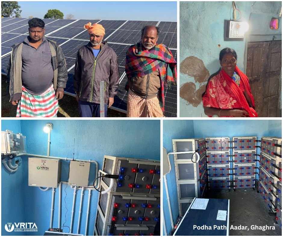 DCGumla's tweet image. जिला अंतर्गत घाघरा प्रखंड स्थित आदर पंचायत के PVTG टोला पोढ़ापाठ में सोलर पैनल का अधिष्ठापन करते हुए 21 घरों को 10kw बिजली से सफलता पूर्वक अच्छादित किया गया।