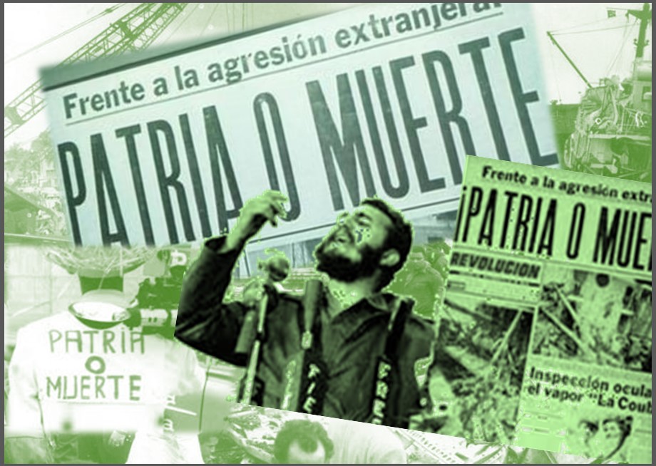 Se dijo por primera vez hace 65 años y es convicción eterna de nuestro pueblo: ¡Patria o Muerte! #DePieYCombatiendo