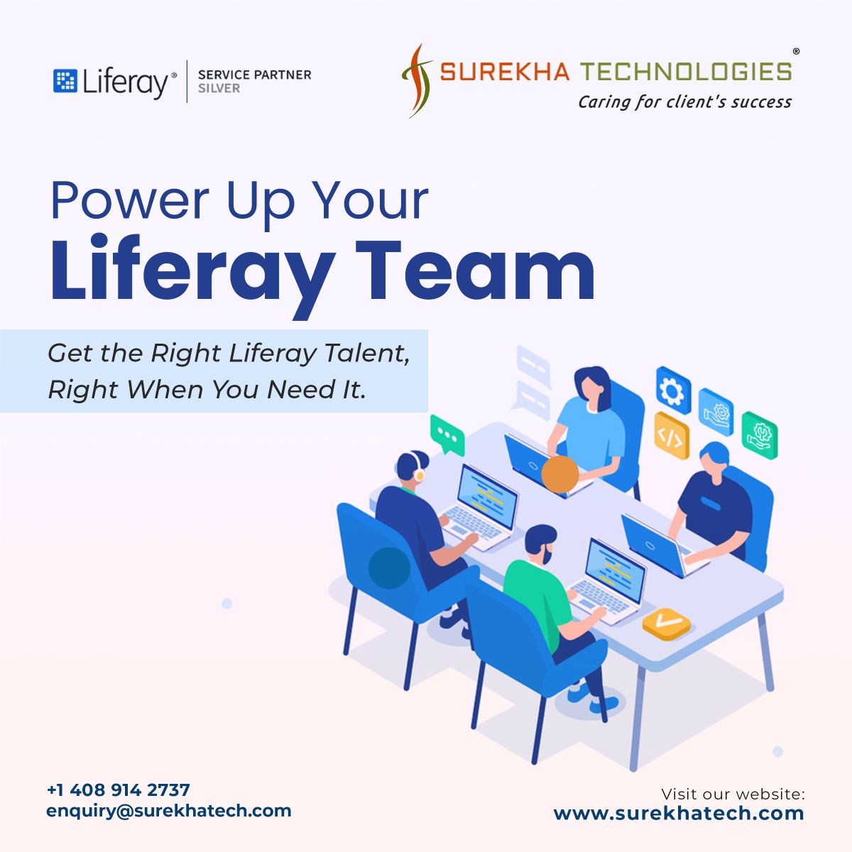 surekhatech's tweet image. 🚀 Scaling Your Liferay Team Shouldn’t Feel Like a Hiring Marathon
 
Ever feel like finding skilled Liferay talent is harder than upgrading legacy systems? 

surekhatech.com/hire-liferay-d…

#Liferay #LiferayDevelopers #HiringSolutions #SurekhaTech