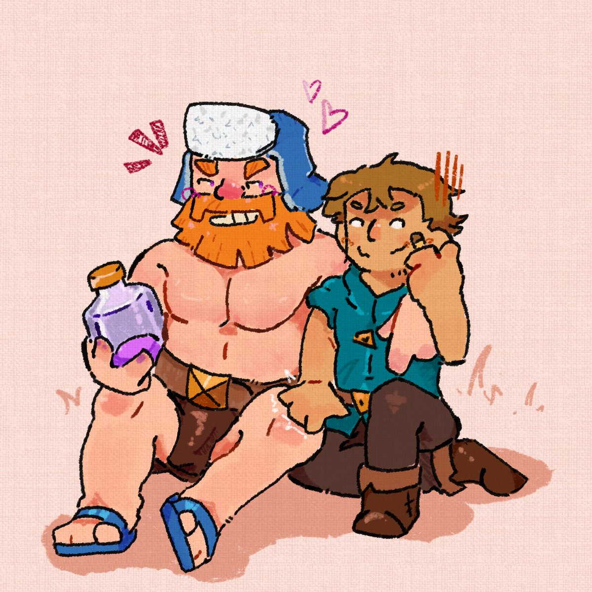 Lumberjack &amp; <a href="/Thunder_Scape/">★Thunder Scape★ (buzz's version)</a> 🪓💜

Me divertí dibujando esto :D
#Artroyale #ClashRoyale #yumetwt