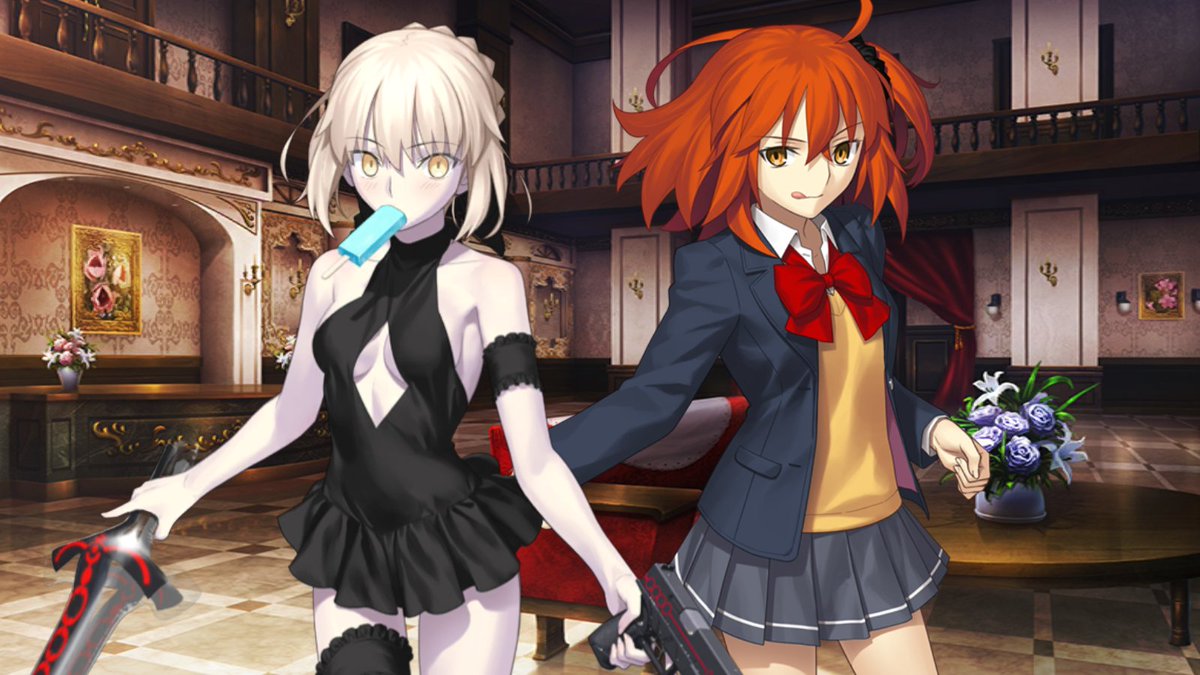 総耶ぐだ子、表情と腕が相まって左手前に照れ顔サーヴァント置くだけで無限に痴漢が出来る
サンタアビーと水着黒王のびっくり顔はマジでケツ触られてる時のやつだろ 