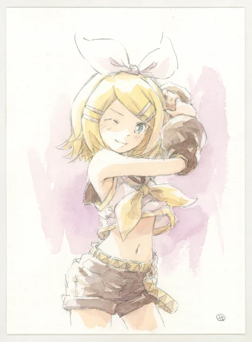 リンちゃん描きましたーっ 