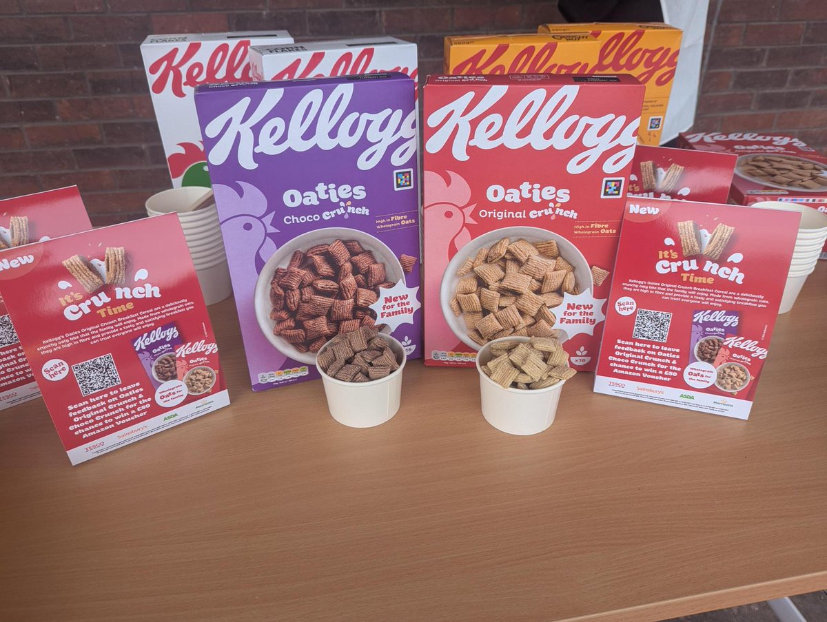 OrgDevelopLpl's tweet photo. Thankyou to everyone who came to collect the Kellogg's Cereal🥣Freebies is something you told us you wanted to see more of so its great to see the excitement. We will continue to bring you more! https://t.co/m435ZINmoC