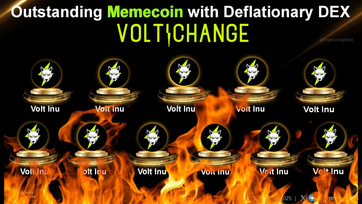 <a href="/CryptoInsightsX/">Crypto Insights</a> <a href="/CertiK/">CertiK</a> <a href="/pepecoineth/">Pepe</a> <a href="/Shibtoken/">Shib</a> <a href="/RealFlokiInu/">FLOKI</a> <a href="/BabyDogeCoin/">Baby Doge</a> <a href="/hoppycoinERC20/">Hoppy</a> <a href="/badideaai/">Bad Idea AI</a> <a href="/Basenjiofficial/">Basenji</a> <a href="/RichQuack/">RichQUACK</a> <a href="/VoltInuOfficial/">Volt Inu ⚡️</a> <a href="/katanainu/">Katana Inu</a> <a href="/VitaInuCoin/">Vita Inu (VINU)</a> The Only Outstanding Memecoin With a DEFLATIONARY DEX <a href="/VoltichangeDEX/">Voltichange Official ⚡️</a> 🔥🔥🔥🫡⚡️
