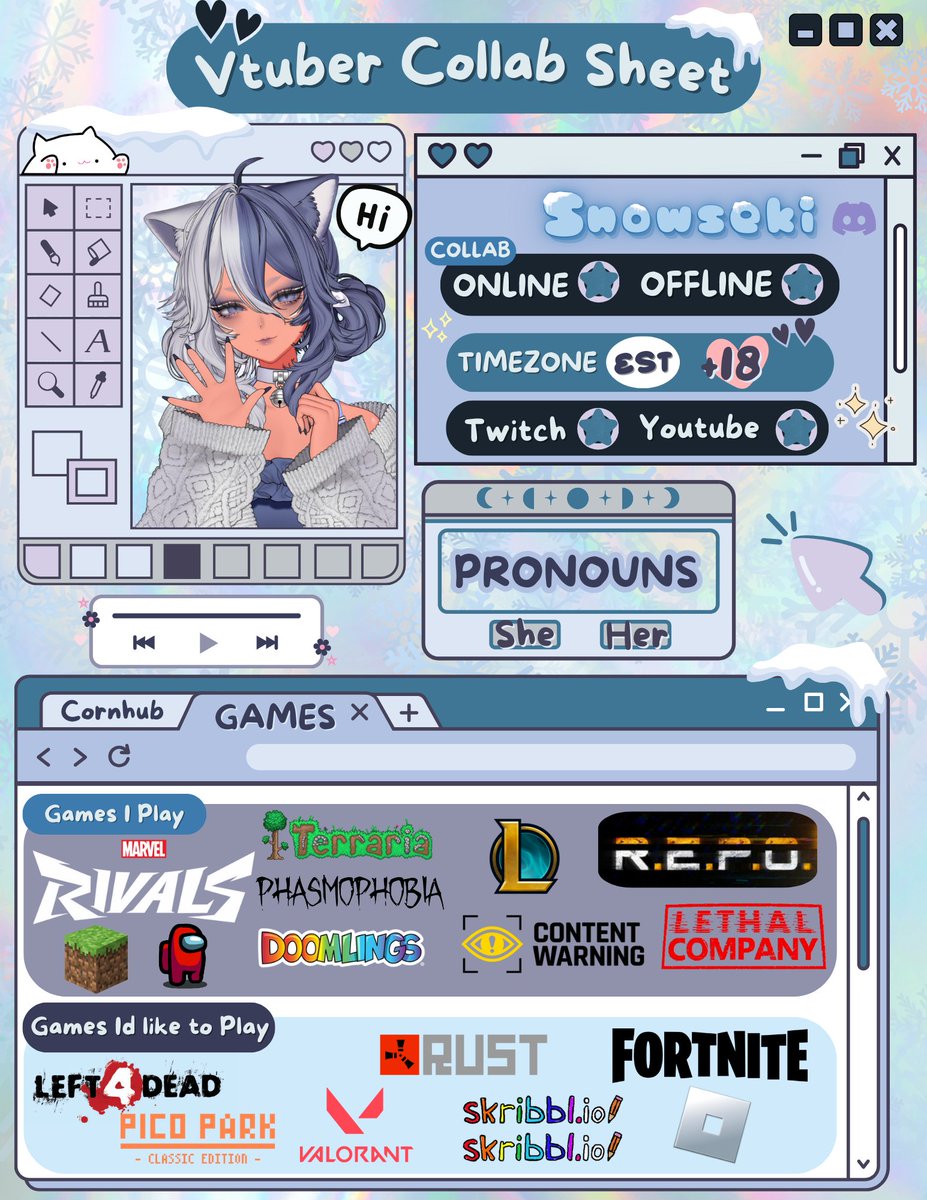 Snowseki ❄️ | PREDEBUT | Fox Girl tweet media