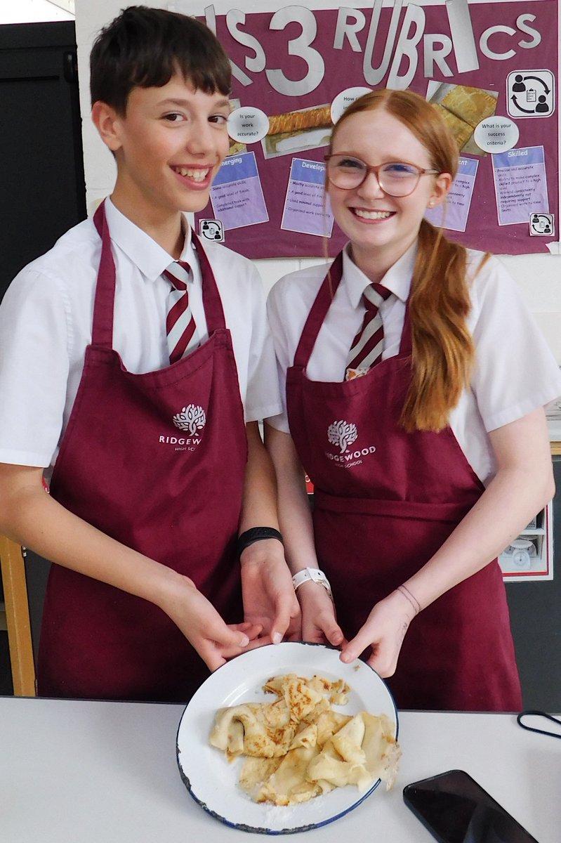 Year 7 and 8 thoroughly enjoyed making pancakes with Miss Banno. Look out for the next food afterschool session near Easter. <a href="/Ridgewood_High/">Ridgewood High School</a>