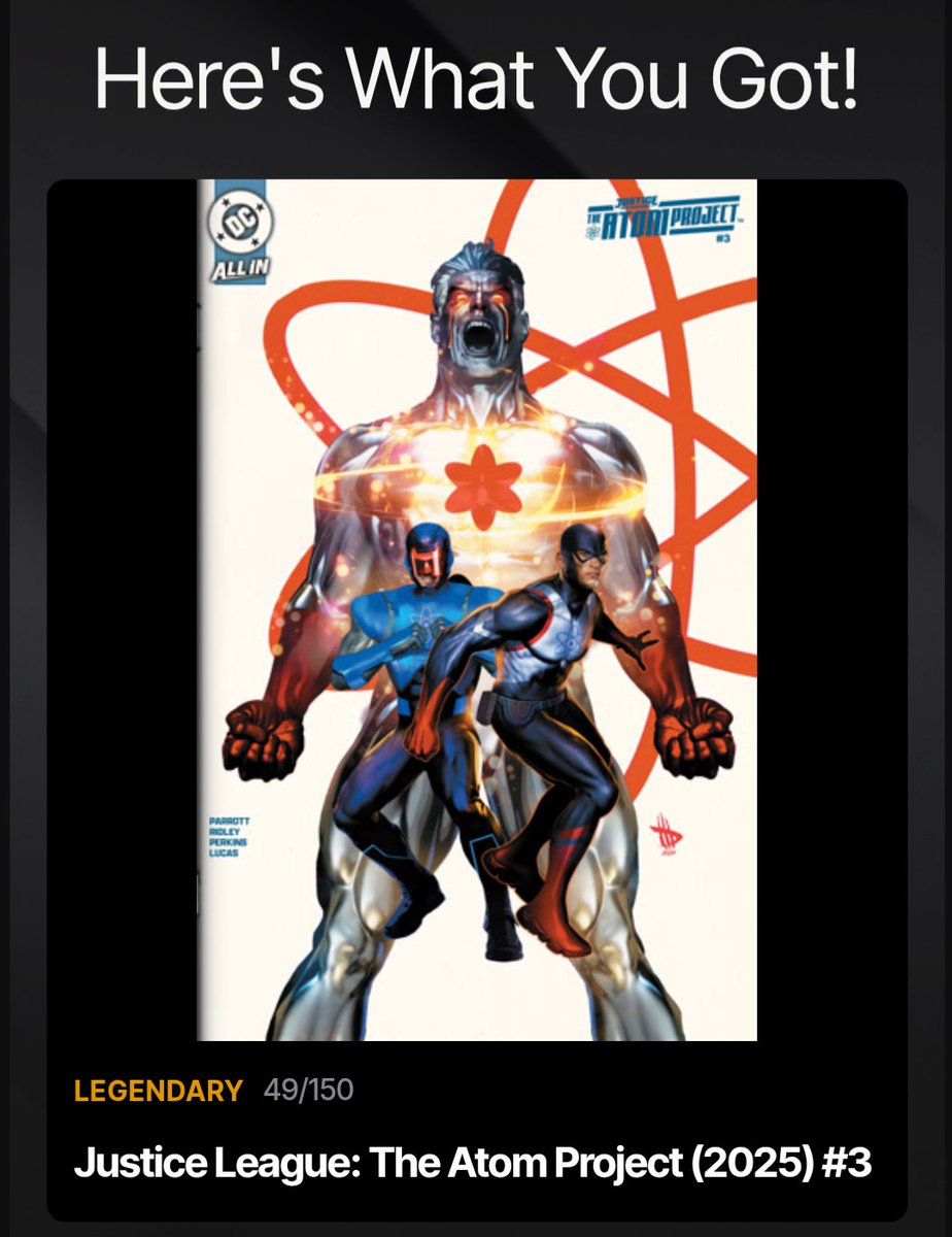 RedxCarbon's tweet image. Just minted at @CandyDigital
candy.io/dc/editions/17…

Legendary cover by the talented @DaveW400lbninja

@DCOfficial @DC3Collectible
 #DCNFT #JusticeLeague #TheAtomProject