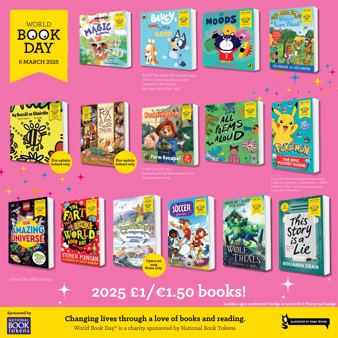 Booksellers Association (@babooksellers) on Twitter photo Reading for pleasure is the biggest indicator of a child’s future success.
This year, @worldbookdayuk is championing children’s reading choices, encouraging all children to #ReadYourWay
This year's #WorldBookDay books are available from bookshops.
#ChooseBookshops
<a href="/book_tokens/">National Book Tokens</a> Reading for pleasure is the biggest indicator of a child’s future success.
This year, @worldbookdayuk is championing children’s reading choices, encouraging all children to #ReadYourWay
This year's #WorldBookDay books are available from bookshops.
#ChooseBookshops
<a href="/book_tokens/">National Book Tokens</a>