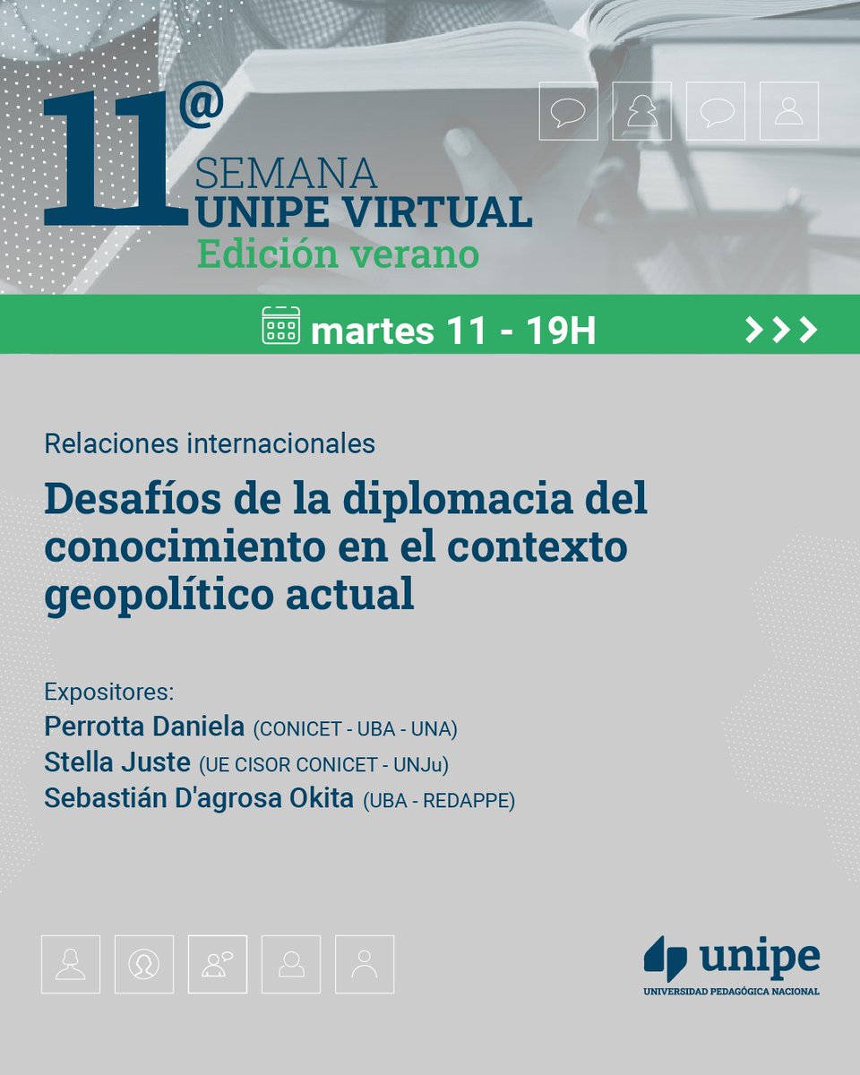 Stella Juste (@stellla_juste) on Twitter photo Un lujo abrir el año académico participando de la 11ra Semana de UNIPE Virtual <a href="/unipe_ar/">Universidad Pedagógica Nacional</a> junto a los colegas <a href="/daniperrotta/">Daniela Perrotta</a> y <a href="/Sebas_Dagrosa/">Seba D'agrosa Okita ⭐️⭐️⭐️</a>.
Lxs esperamos el próximo martes 11! 🙌
🔗 Más información e inscripciones en: unipe.edu.ar/unipevirtual Un lujo abrir el año académico participando de la 11ra Semana de UNIPE Virtual <a href="/unipe_ar/">Universidad Pedagógica Nacional</a> junto a los colegas <a href="/daniperrotta/">Daniela Perrotta</a> y <a href="/Sebas_Dagrosa/">Seba D'agrosa Okita ⭐️⭐️⭐️</a>.
Lxs esperamos el próximo martes 11! 🙌
🔗 Más información e inscripciones en: unipe.edu.ar/unipevirtual