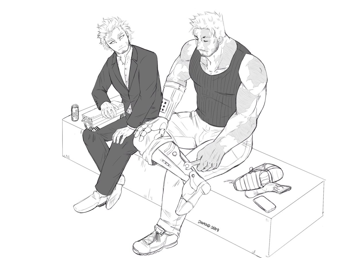 DiamondOkami's tweet image. Maintenance #myheroacademia #endhawks #keigotakami #enjitodoroki #digitalart #diamondokami