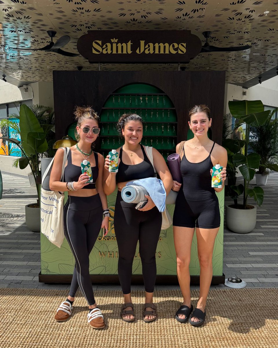 Congratulations to the Florida team on executing a successful partnership with Saint James Iced Tea to showcase its collaboration with The White Lotus at Mary Brickell Village!