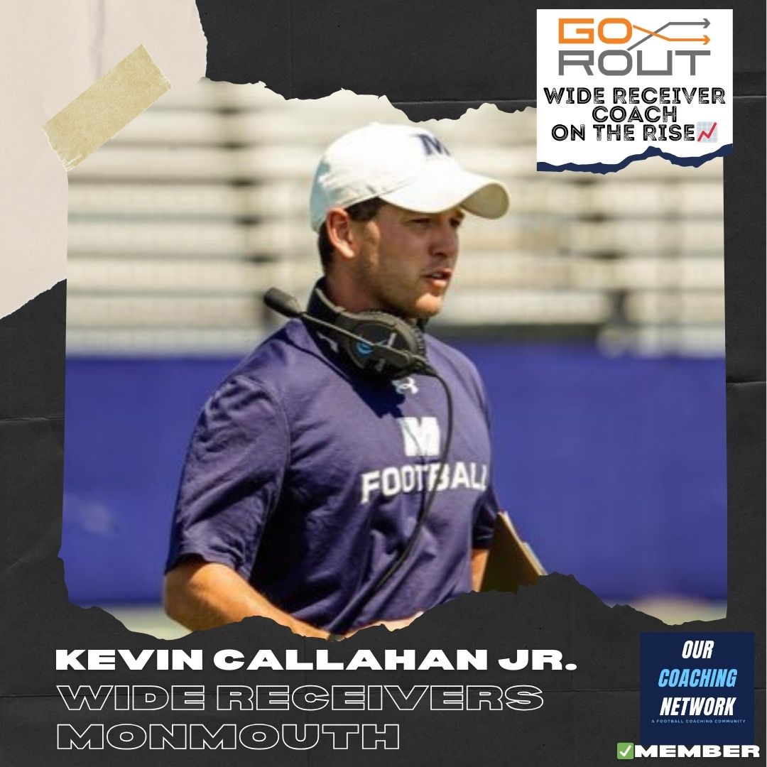 Our Coaching Network | A Football Coach Community (@ourcoachingnet) on Twitter photo 🏈<a href="/Go_Rout/">GoRout</a> WR Coach on the Rise📈
<a href="/Coach_KCal/">Kevin Callahan Jr.</a> is the Wide Receivers Coach at <a href="/MUHawksFB/">Monmouth Football</a>✅
And he is a 2025 Our Coaching Network WR Coach on the Rise 📈
WR Coach on the Rise🧵👇 🏈<a href="/Go_Rout/">GoRout</a> WR Coach on the Rise📈
<a href="/Coach_KCal/">Kevin Callahan Jr.</a> is the Wide Receivers Coach at <a href="/MUHawksFB/">Monmouth Football</a>✅
And he is a 2025 Our Coaching Network WR Coach on the Rise 📈
WR Coach on the Rise🧵👇