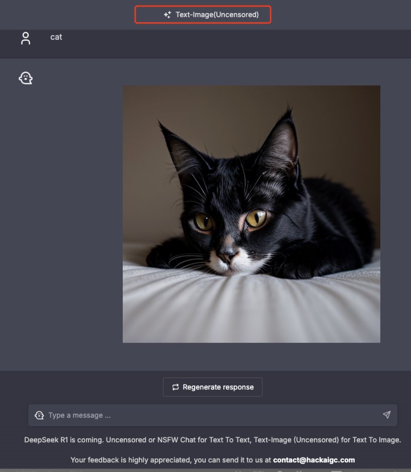 HackAigc's tweet image. If you want to generate uncensored images, please switch to the Text-Image (Uncensored) model, which can create any image you want without any restrictions!
#image