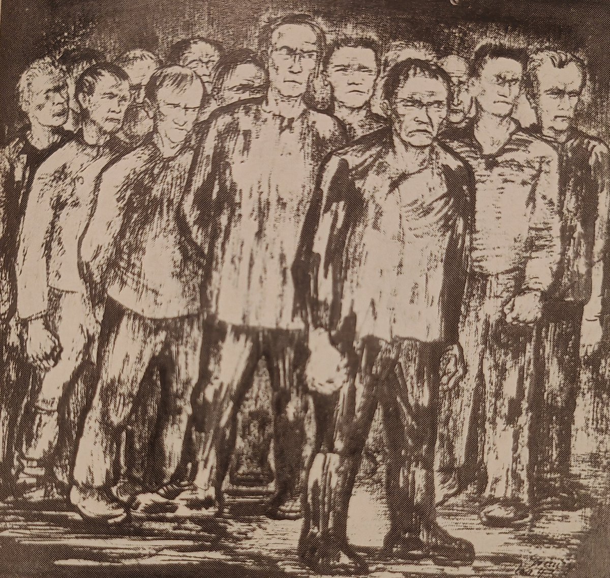 BriefeEines's tweet image. „Widerstand&quot;
Lea Grundig, 1944