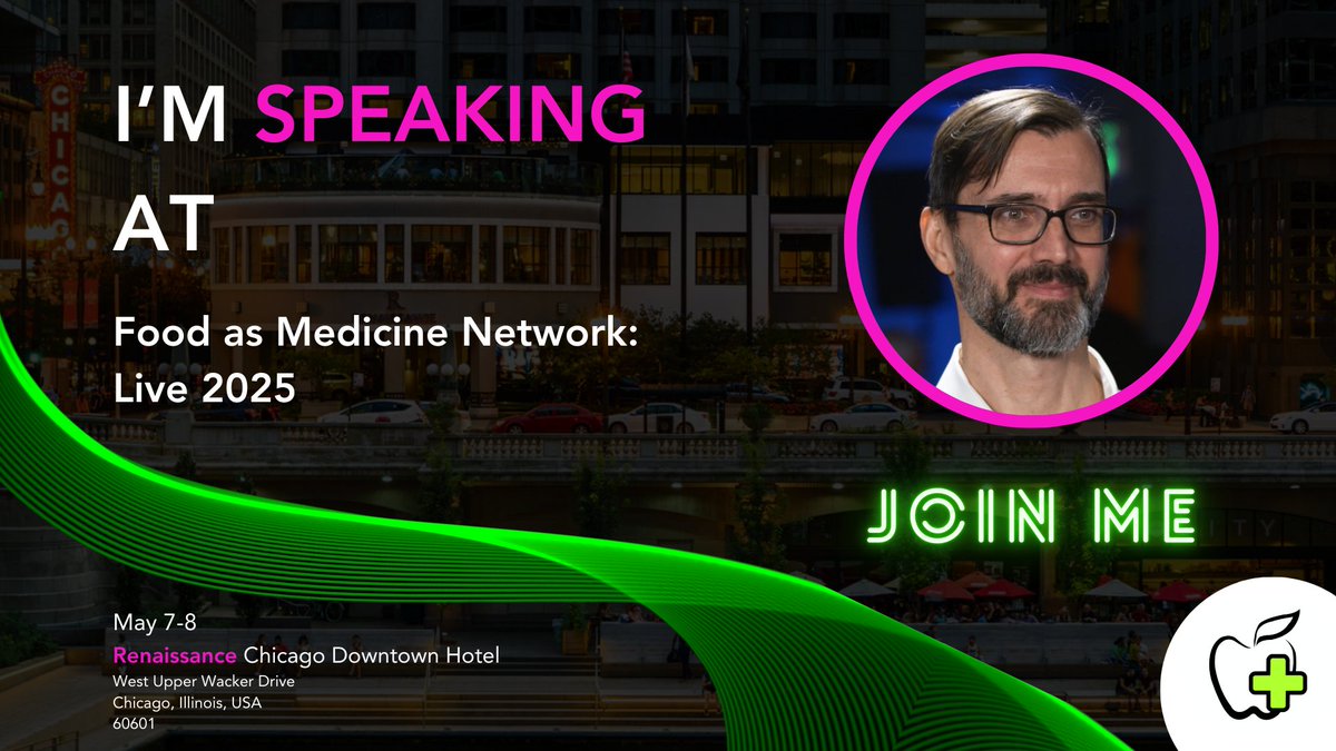 <a href="/EdamamCo/">Edamam</a> 's founder <a href="/vpenev/">Victor Penev</a>  will speak at the #foodasmedicine network event in Chicago on May 7th.

He will lead a round table on "Harnessing the Power of Tech for Personalized Nutrition."

foodasmedicinenetwork.com/live-2025-agen…

#personalizednutrition #food #data #health