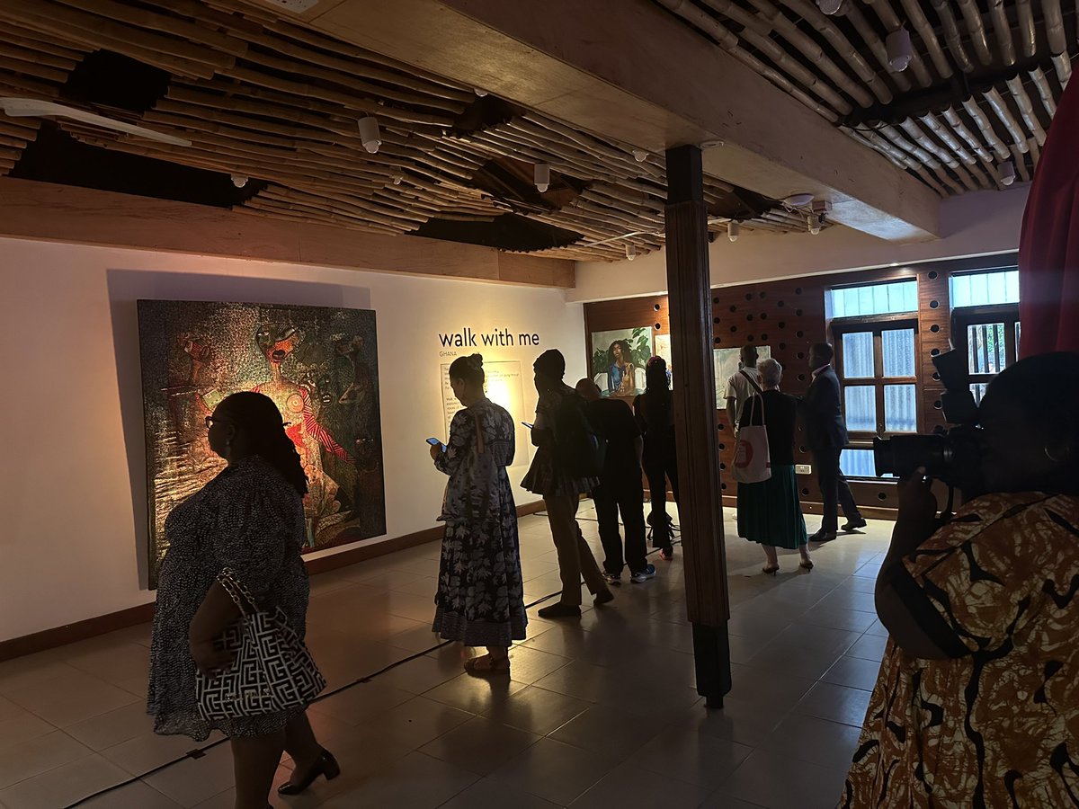 🎨✨ As we are celebrating in advance #InternationalWomensDay at <a href="/AF_Accra/">Alliance Française Accra</a> on the theme of mental health, the "Walk With Me" exhibition, by young Ghanaian women artists, sheds light on the realities and challenges of women’s mental health. 🧠

<a href="/jemimaArtist/">kakizi jemima</a> 

#IWD2025