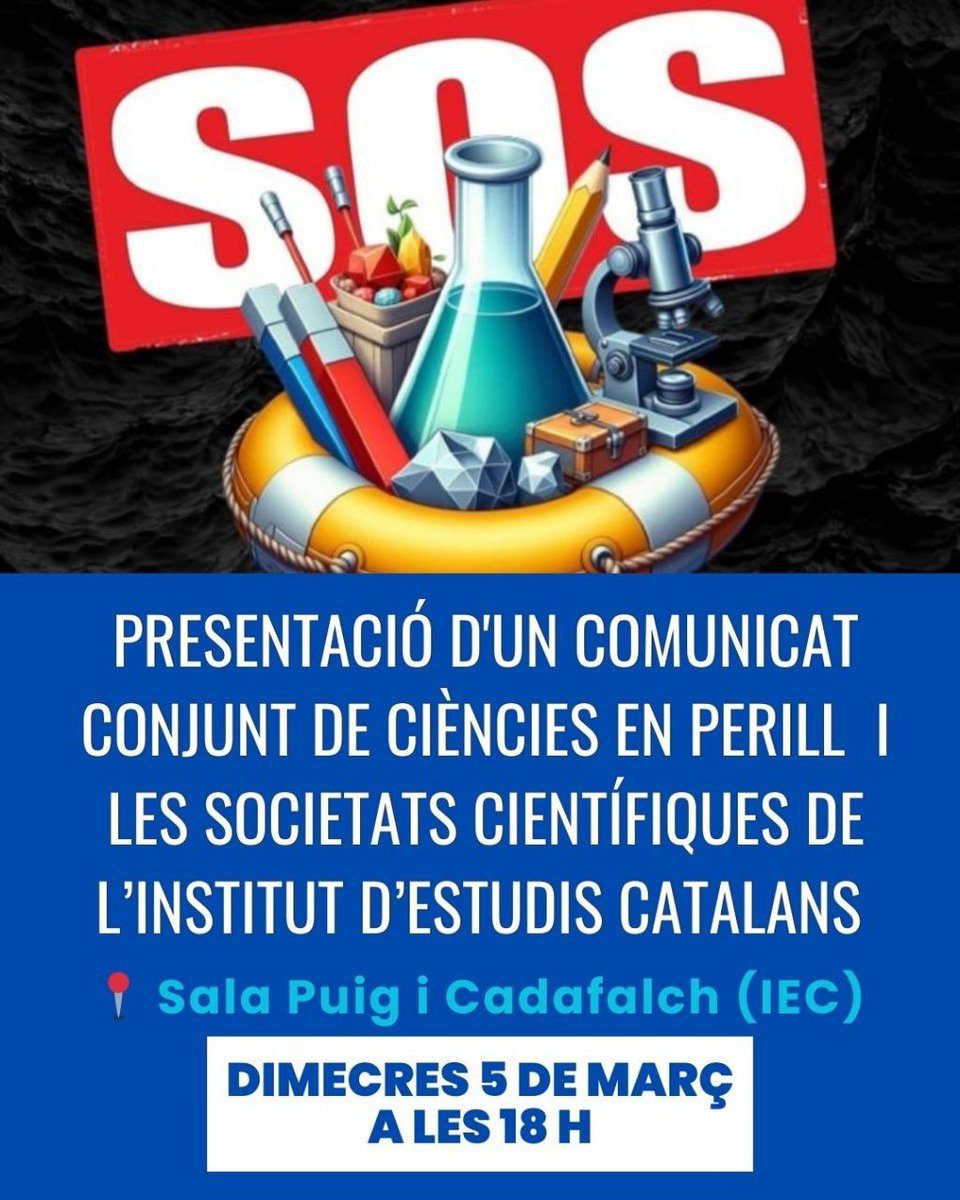 azul.cobalto (@azulblaucobalt) on Twitter photo #cienciesenperill <a href="/educacio/">Departament de què?</a> Les societats científiques catalanes donen suport a les matèries de ciència al batxillerat. La ciència també és cultura! #cienciesenperill <a href="/educacio/">Departament de què?</a> Les societats científiques catalanes donen suport a les matèries de ciència al batxillerat. La ciència també és cultura!