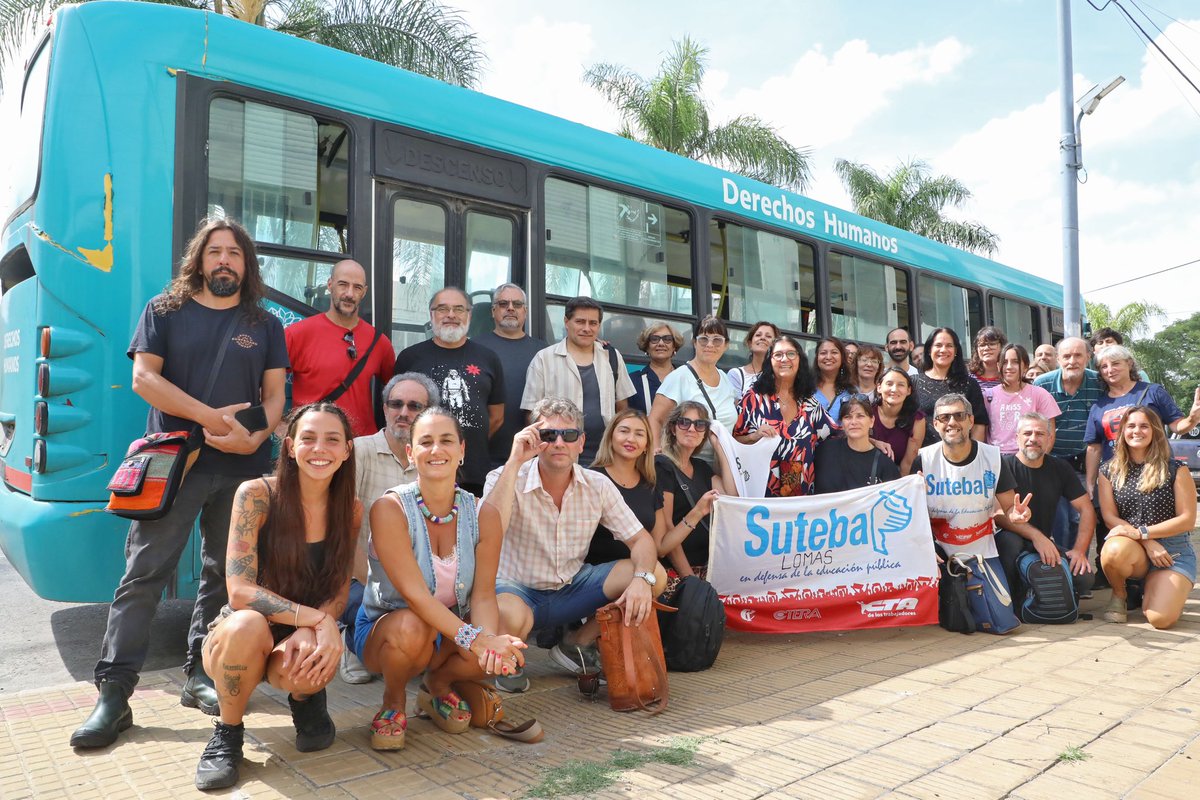 #RecorriendoMemoria con <a href="/SUTEBAProvincia/">SUTEBA Provincia</a> 🚍

En el Mes de la Memoria, recibimos a integrantes del gremio SUTEBA en el Espacio para la Memoria Ex Comisaría 5ta.