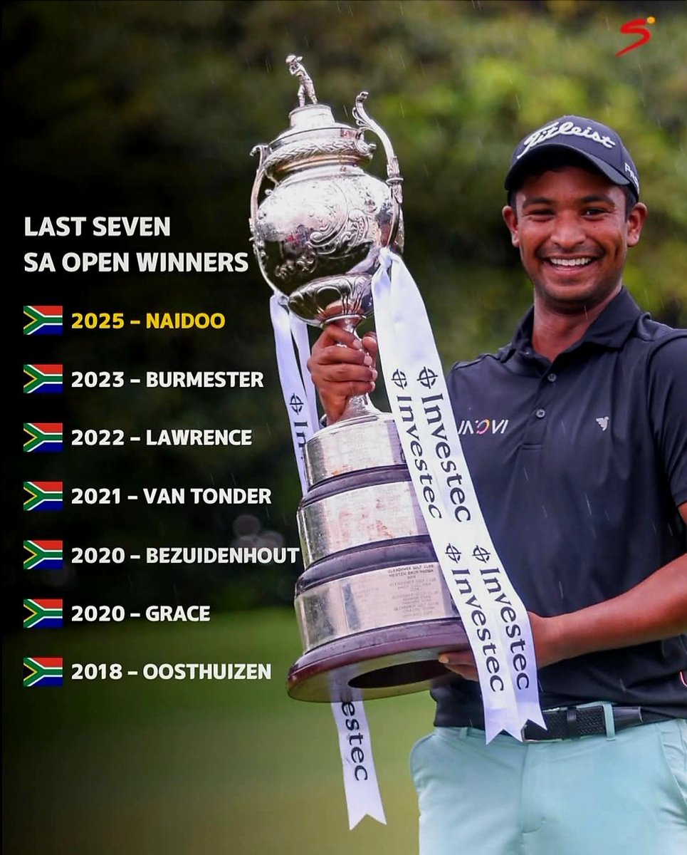 Devi_HQ's tweet image. #DylanNaidoo

@InvestecSAOpen

In 1963 #PapwaSewgolum won the #NatalOpen - he was the first person of colour to do so.

He won it again in 1965, beating #GaryPlayer but Papwa was presented his trophy in the rain because people of colour were not allowed inside…