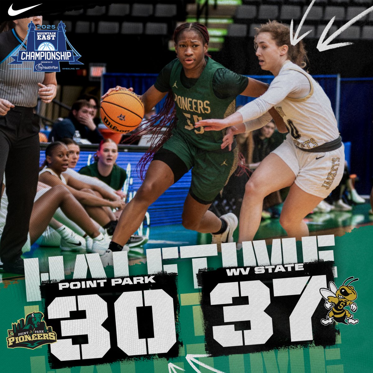 Point Park University Athletics (@pointparksports) on Twitter photo It's Halftime at WesBanco Arena.
#GoPioneers It's Halftime at WesBanco Arena.
#GoPioneers