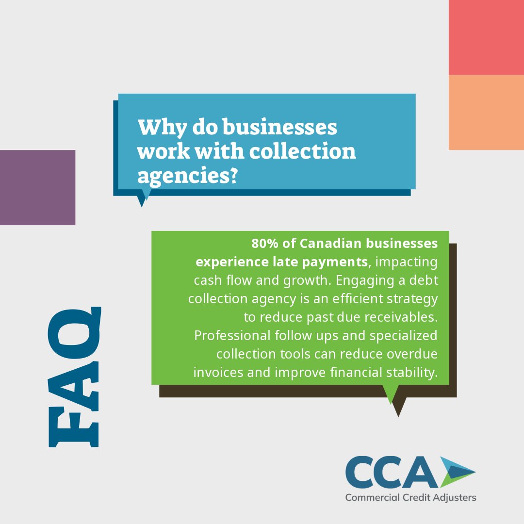 CCAwinnipeg's tweet image. We are kicking off a new FAQs series! 

Why do businesses&apos; use CCA&apos;s debt collection services - And why you should too!

#DebtCollection #AccountsReceivables #Finance