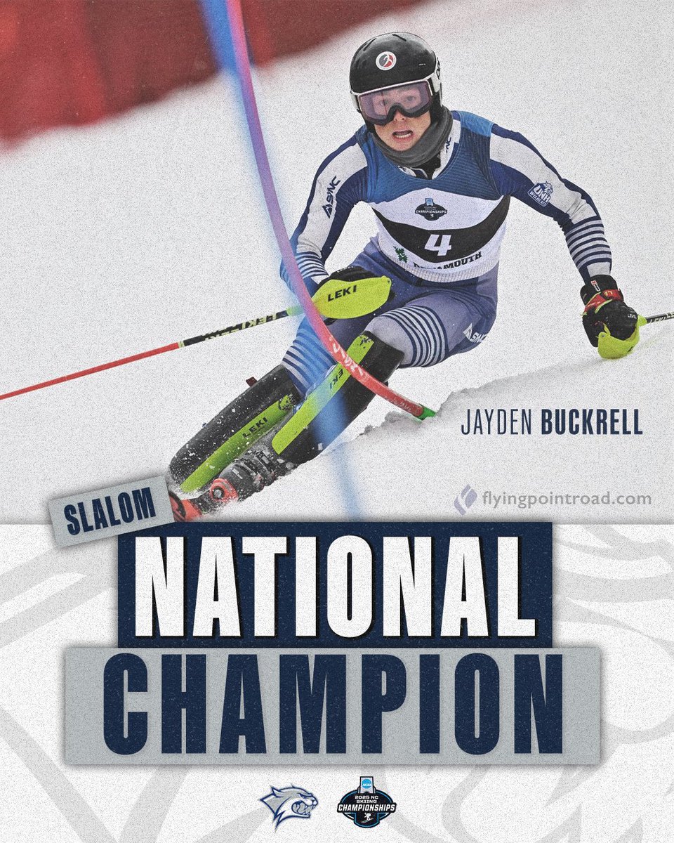 𝑵𝑨𝑻𝑰𝑶𝑵𝑨𝑳 𝑪𝑯𝑨𝑴𝑷𝑰𝑶𝑵 🏆

Congratulations to freshman Jayden Buckrell for winning the slalom in 1:27.17! 👏

#BeTheRoar