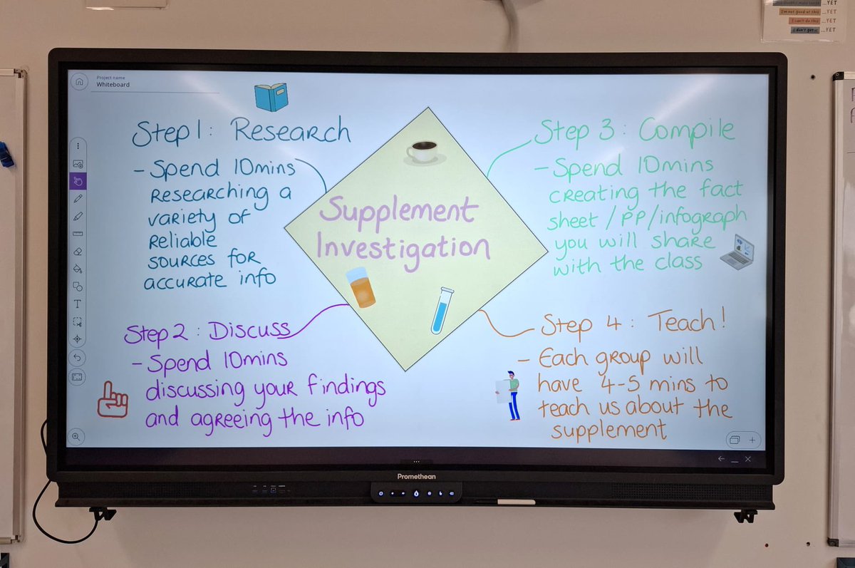 CarrigtwohillCC's tweet image. Flipped classroom! 👩🏻‍🏫👨🏼‍🏫 5th year LCPE students carried out an investigation into the benefits and side effects of various dietary supplements in relation to performance and then taught one another! #LCPE #investigation #Topic2 #